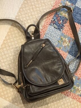 Faux Leather Purse / Backpack / Bag